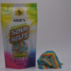 Sour belts- Delta 8 Gummies - 1000 mg per Jar