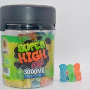 Super High Guys Delta 8 Gummies- 3000 mg per jar